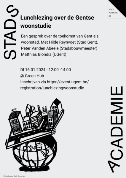 16.01.2024 Lunchlezing voorstelling woonstudie Stad Gent + debat