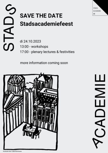Save the date Stadsacademiefeest 24.10.2023